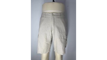100% Linen Multi Pocket Workwear Pants