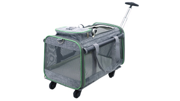 Outgoing pull rod breathable detachable portable pet bag large portable shoulder foldable1
