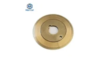 Steel Gold Coating Round Knife For Cutting PCB aluminum sheet Circular Blade For Multiple Machines1