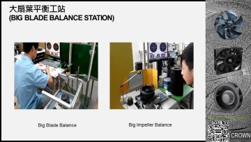 CROWN DC FAN big blade balance