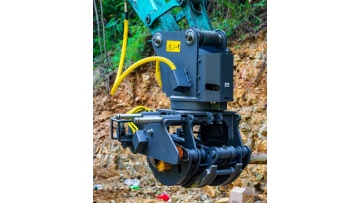 Cutting machine forest grapple