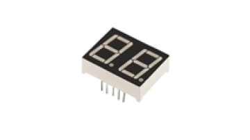 Jstronic Double Digits 0.56 Inch 10 Pin 2 Digit Seven Segment Display Module1