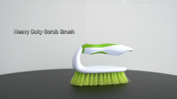 Topwill All Purpose Scrub Brush Heavy Duty Scrub Brush with Contoured Handle for a Secure Grip1
