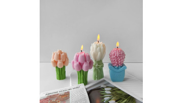 New Type Flower Silicone Candle Mold 