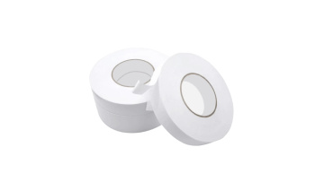 PET hot melt double-sided adhesive tape with high viscosity, white, high temperature resistant, die-cuttable round shape