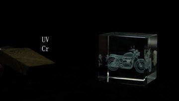 Enclosed Subsurface UV Laser Engraving Machine Crystal Glass