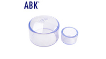 PVC Pipe Cap Pipe Fittings OEM PVC-U Transparent End Cap  for Water Supply1