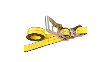 Heavy Duty Ratchet Tie Down Straps With Flat Hook for Truck Cargo Control Load Strap