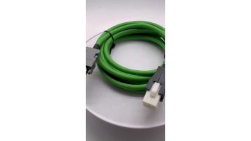 Encoder cable with 1394 6P &  AMP connector