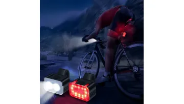 USB Rechargeable Waterproof LED Bike Light Set for Safe Night Riding1