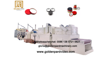 golden pard metal/bottle cap making machine twist