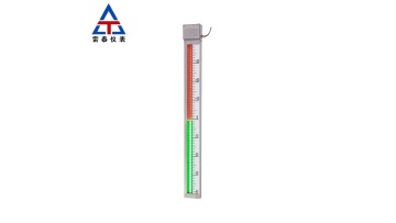 Two color electronic liquid level gauge
