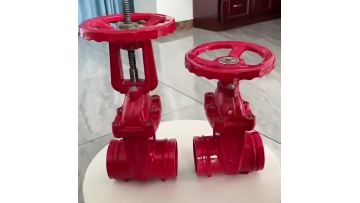 groove gate valve