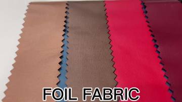 Polyester spandex material knitted dty foil fabric printed knit gold foil brushed fleece fabric for fashion dress1