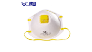 High Quality Factory Price FFP1V disposable White dust mask with valve1