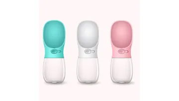 Rena Pet Factory Price Dog Fashion Travel Water Bottle Leak Proof Portable Dispenser with Feeder for Outdoor1