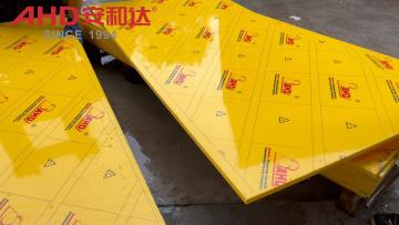 Food Grade HDPE Plastic Board Yellow Color Sheet