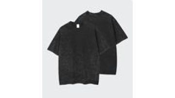 Custom Logo Heavy Cotton Oversized T shirt Black Mens T-shirt Distressed 100% Cotton Plain Tee Thick Blank Vintage Wash T shirt1