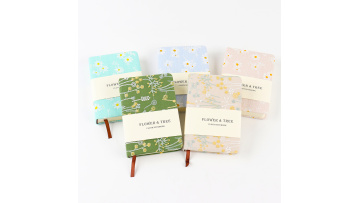 Handmade Fabric Embroidered Notebook
