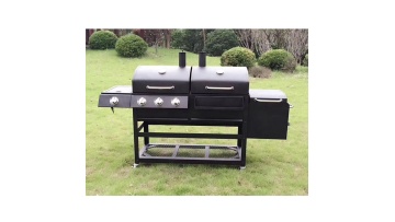 gas and charcoal grill combo