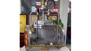 Stainless steel pressure relief valve