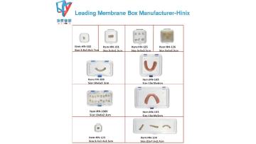 1.5 Inch Plastic Membrane Dental Box for Crown and Bridges1