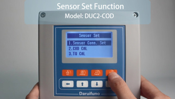 Sensor Set Function of Online COD Controller