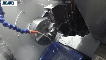 Titanium alloy nozzle machining