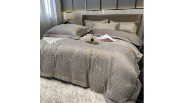 AB pattern Jacquard bedding