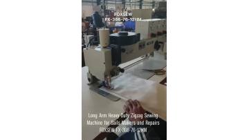 Long Arm Heavy Duty Sails Zigzag Sewing Machine