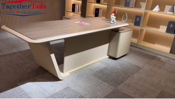 Office Wooden Latest Modern Desk Executive CEO Office Desk Office Furniture Desks Office Table and Chair Set