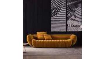 Modern Designs Home Furniture Set Green 3 Seat Pu leather Fabric Couch Living Room Velvet Sectional Sofa1