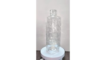 bottle with glass