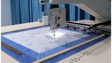 NB A95 360°rotary head template sewing machine