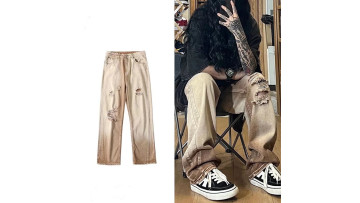China Professional Manufacture Men's Stretch Slim Jeans Hip Hop Ripped Jeans With Hole Man Jeans1
