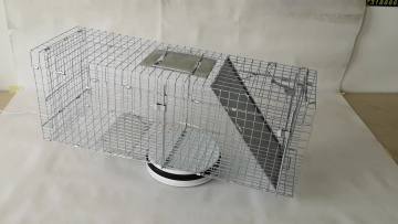 New 32X10X12 inch Folding Large Live Animal Trap Cage For Raccoon Rabbit Rats Mouse1