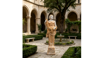 classical-female-statue-european-mansion