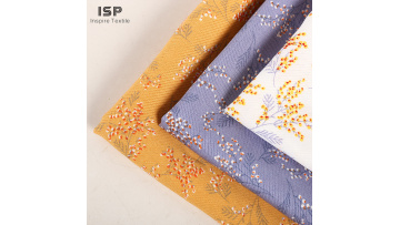 Hot sale twill woven rayon woven viscose printed fabric for dresses1