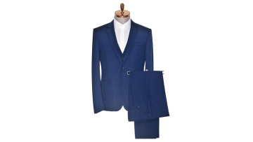 Factory Price wholesale slim fit blue three piece suits for men italian elegant man coat full body suit1