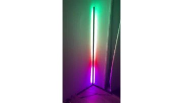 LED Floor Lamps  16 Million Colors Changing Dimmable Remote Control Standing Lamp for Living Room Bedroom 20W Black1