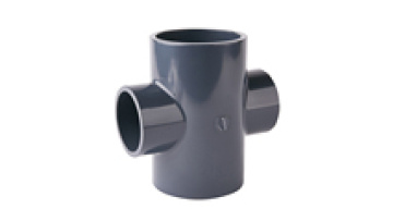 DIN/ANSI/JIS Standard Industrial UPVC Reducer Cross Water Treatment Pipe Fittings1