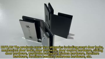 Glass door hinge