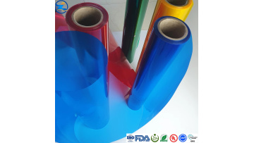 Disposable Rigid Clear Colored PVC Package Films