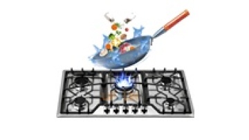5 Burners with Safety Device Knob Control Restaurant Gas Stove1