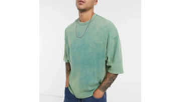 OEM Oversized Drop Shoulder Snow Washed Acid Washed Vintage Tshirt For Men1
