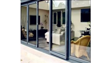 glass sliding or folding door or window 