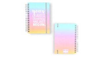 Custom Create Luxury Wire Spiral A5 Business Monthy Girl boss Organizer Planners and Journals Notebook Custom Printing1