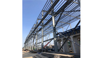 The installation process of steel structure