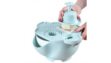 7 in 1 Multifunctional Manual Vegetable Cutter Grater Slicer With Drain Basket Kitchen Fruit Vegetable Shredder Chopper Tool1