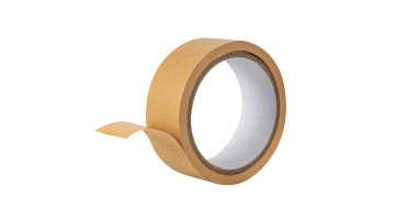 Eco-Friendly Brown Paper Carton Sealing 1200m Master Jumbo Roll Kraft Tape1
